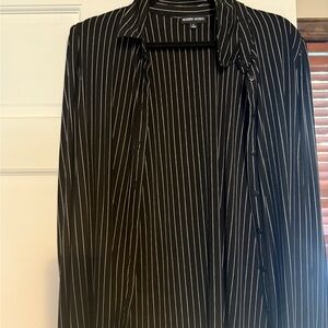 Black Striped Women's Jacket